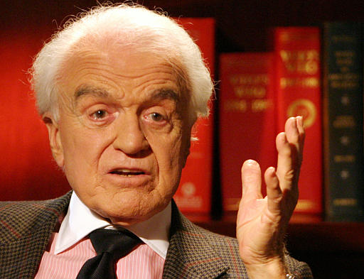 Motion Picture Association of America chief executive Jack Valenti, at an Associated Press interview, Washington, November 19, 2003.